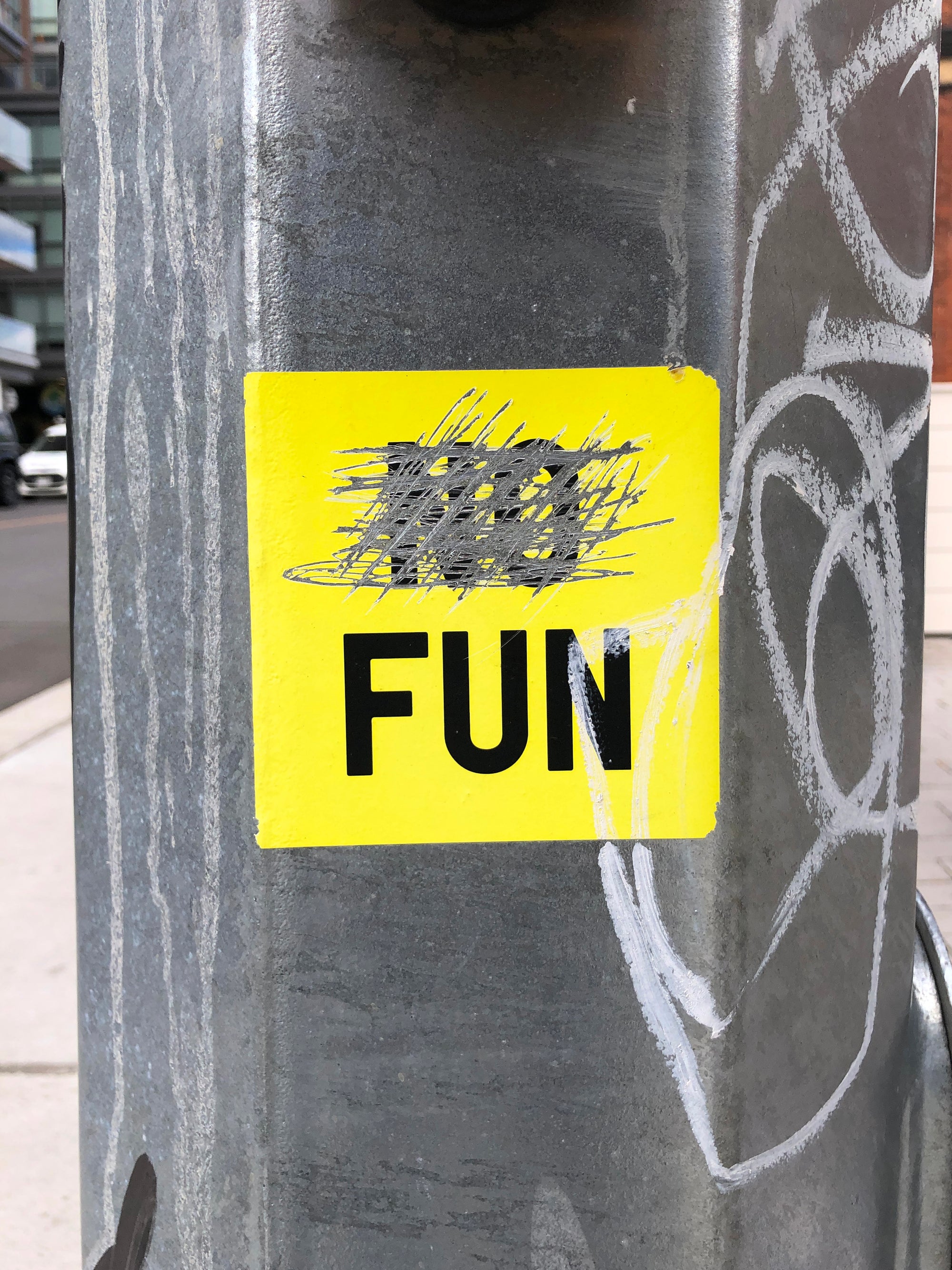 "No Fun®" Destructible Vinyl Sticker Pack