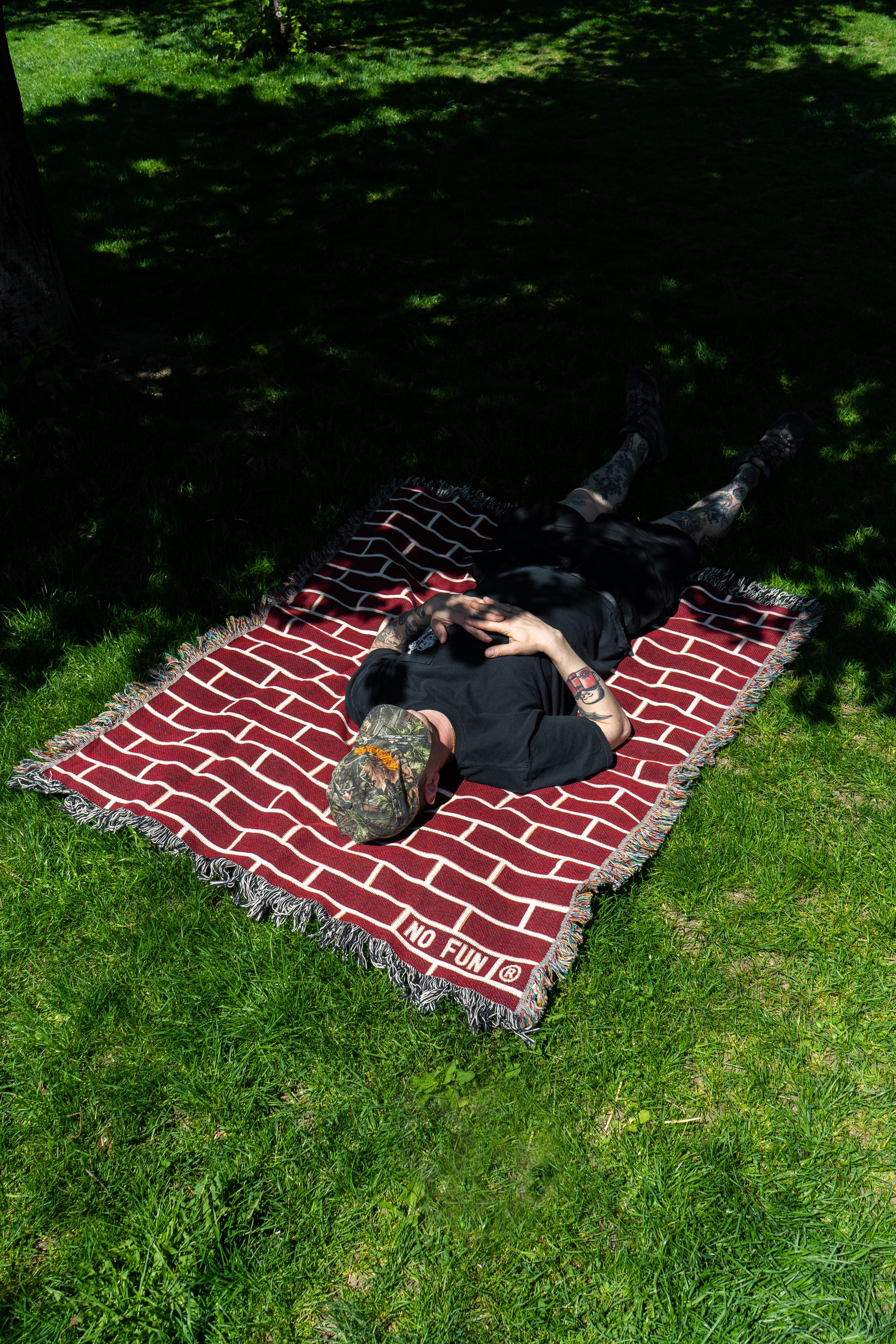 "Brick" Woven Blanket