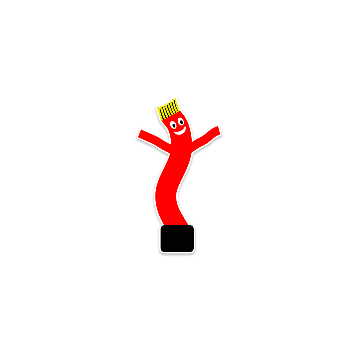 "Wacky Wavy" Mini Sticker
