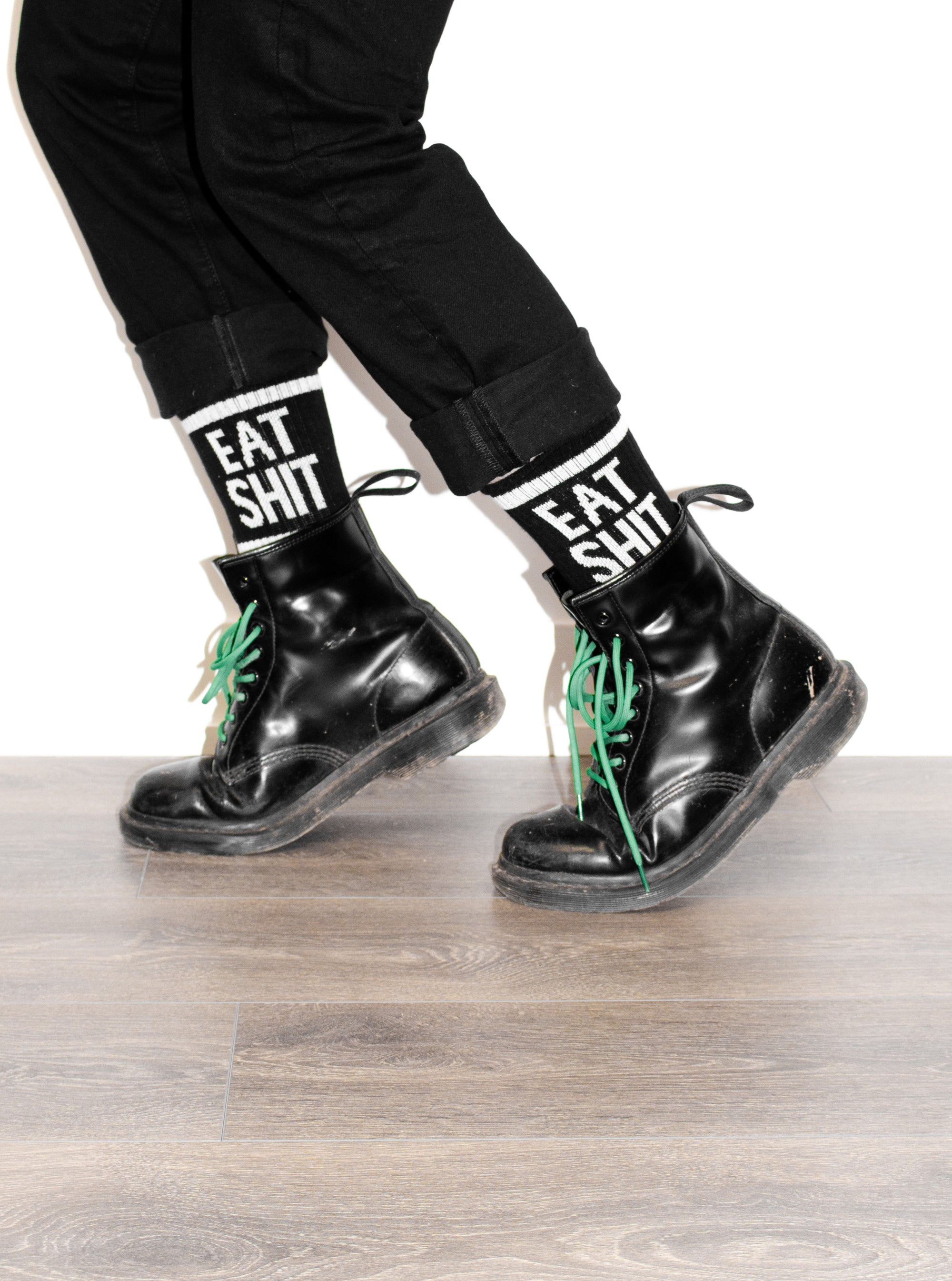 "Eat Shit" Socks - Black