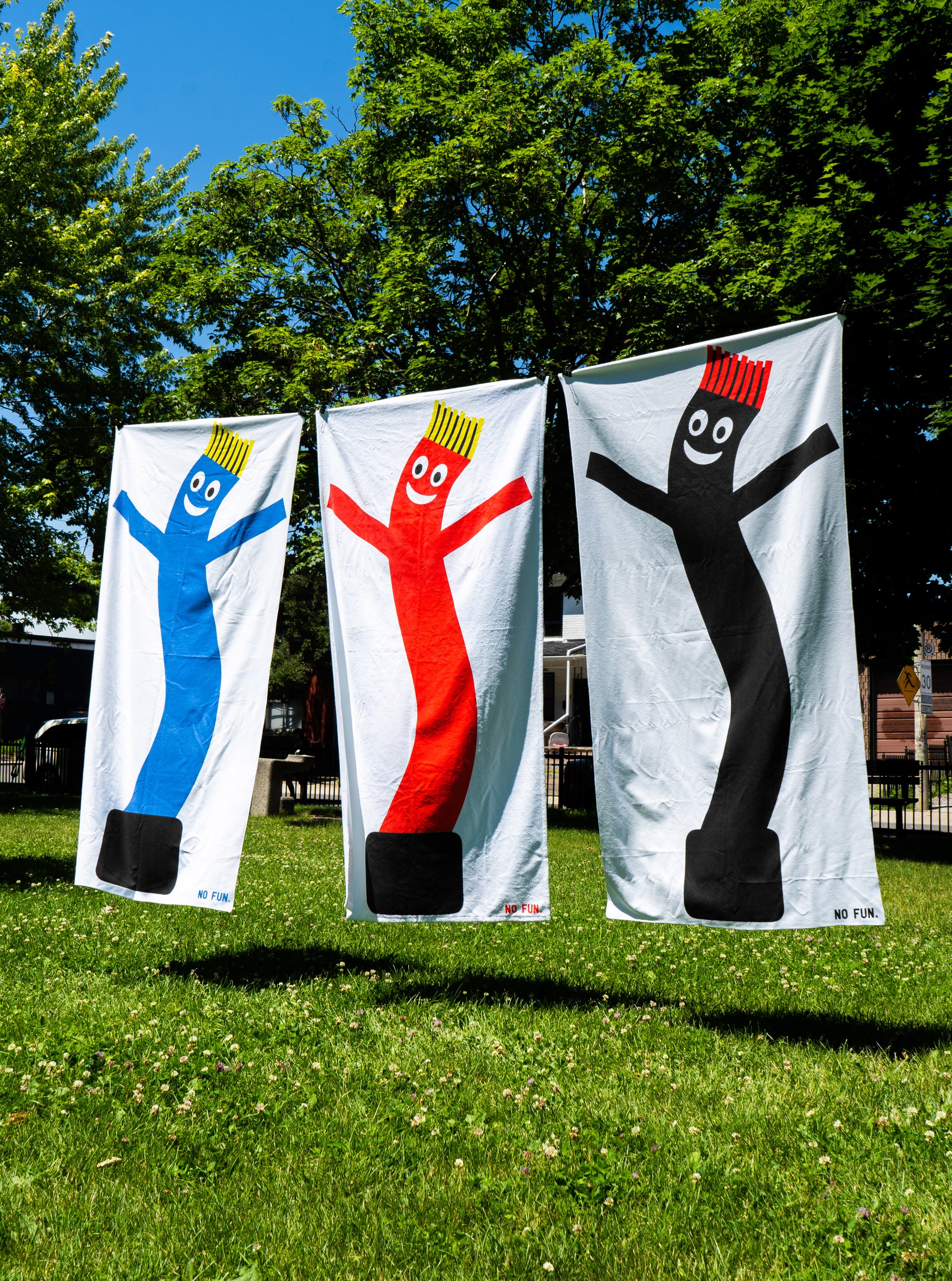 "Wacky Wavy" Beach Towel