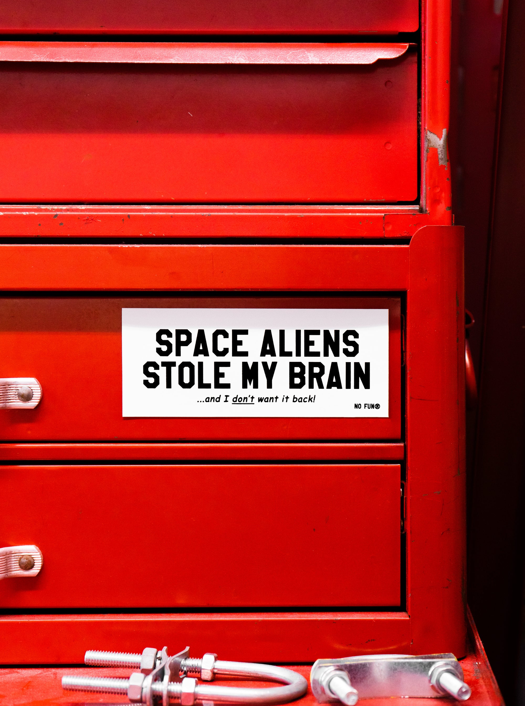 "Space Aliens" Bumper Sticker